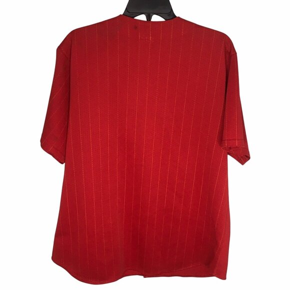 Vintage Rare Majestic Atlanta Braves MLB Red Baseball Jersey Made In USA Size XL - Picture 4 of 16